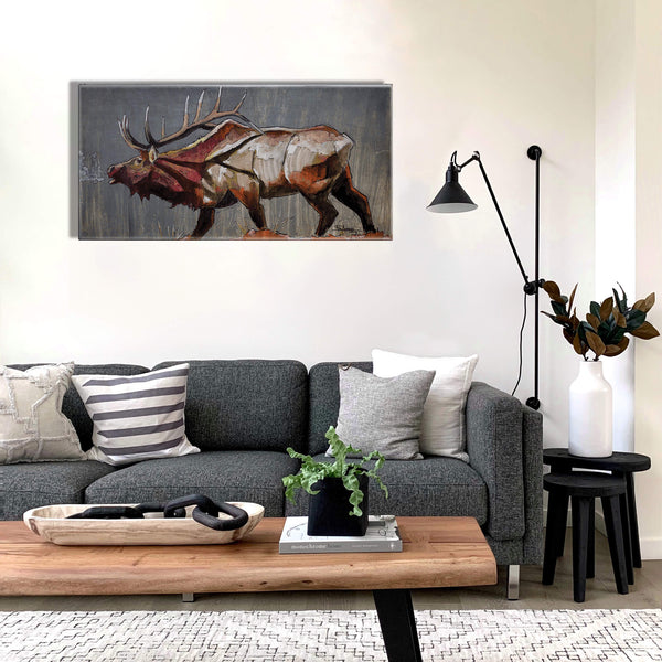 Elk Morning Bugle: Metal Box Art