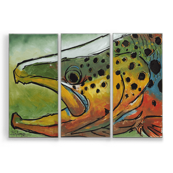 The Home of Brown: 3-Piece Metal Box Art