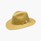 Phoebe Wide Brim Wool Hat - Gold