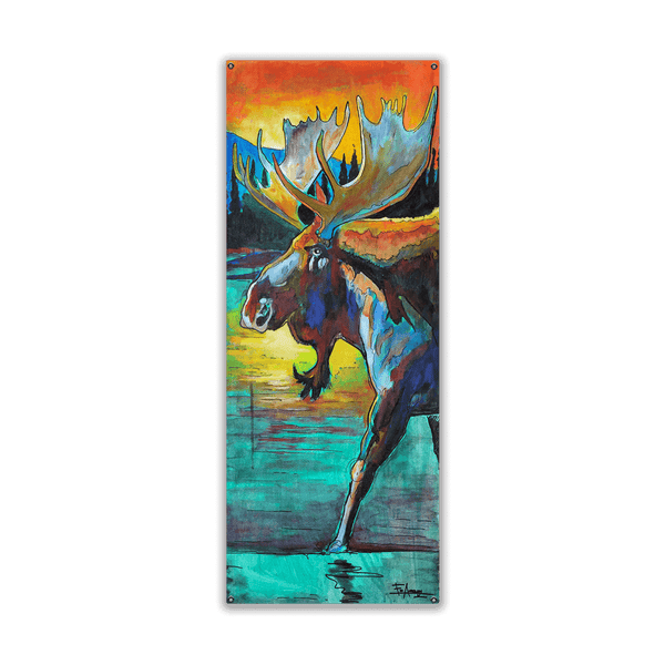 Bull Moose - Wood & Metal Wall Art