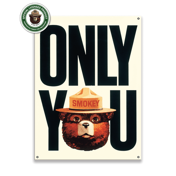 Smokey Bear 1981 Only You: Generic - Wood & Metal Wall Art