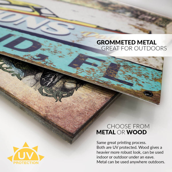The Majestic Moose: 3-Piece Wood & Metal Wall Art