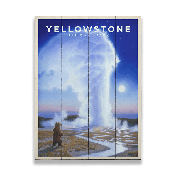 Bear Witness - Yellowstone National Park - Wood & Metal Wall Art