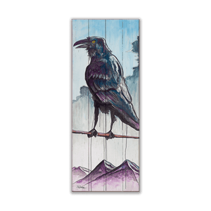 The Raven's Realm - Wood & Metal Wall Art