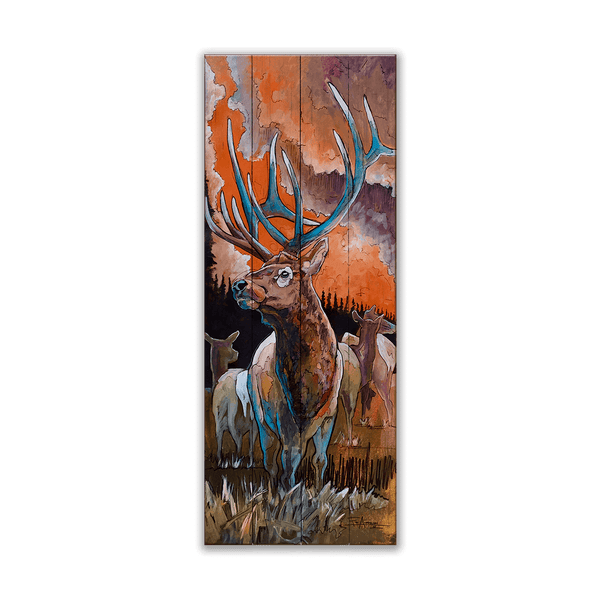 BHA Elk - Wood & Metal Wall Art