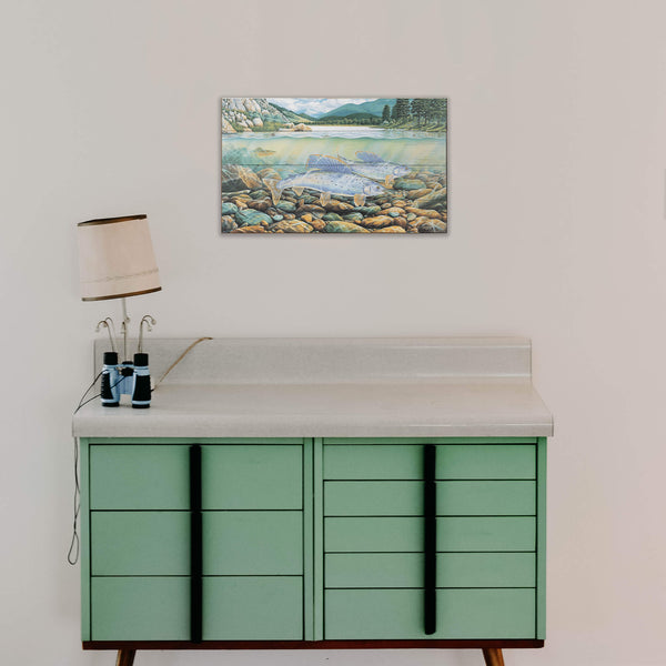 Montana Grayling - Wood & Metal Wall Art