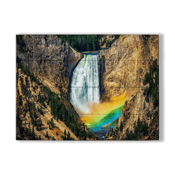 Grand Canyon of the Yellowstone - Wood & Metal Wall Art