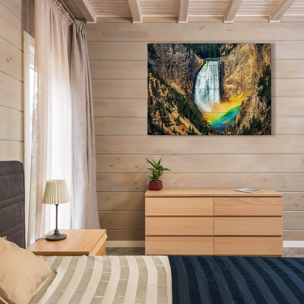 Grand Canyon of the Yellowstone - Wood & Metal Wall Art