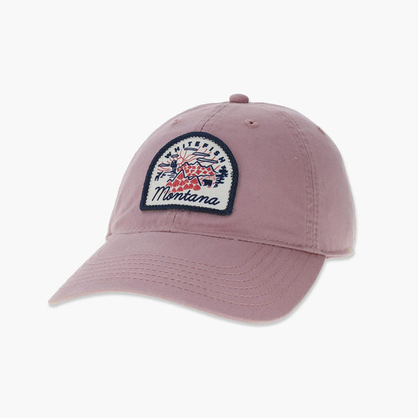 Sun Setter Dusty Rose Whitefish Womens Adjustable Hat