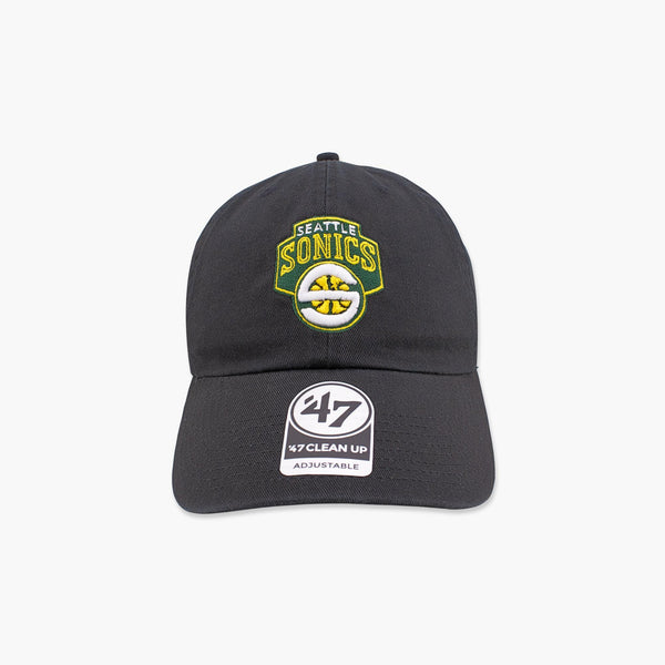Seattle SuperSonics Black "S" Clean Up Adjustable Hat