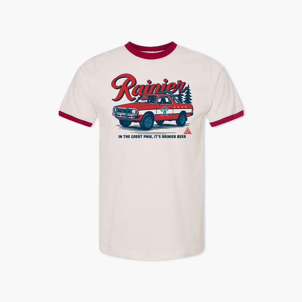 Rainier Beer Brat Pack Ringer T-Shirt