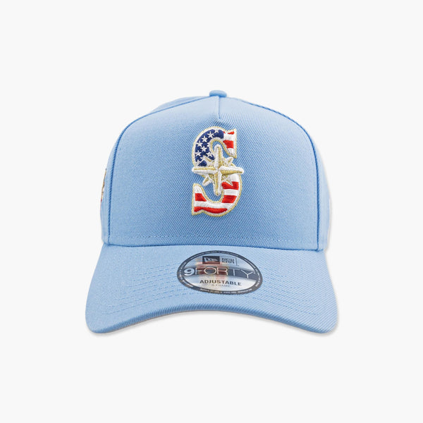 Seattle Mariners Sky Blue Americana 250 A-Fame Snapback