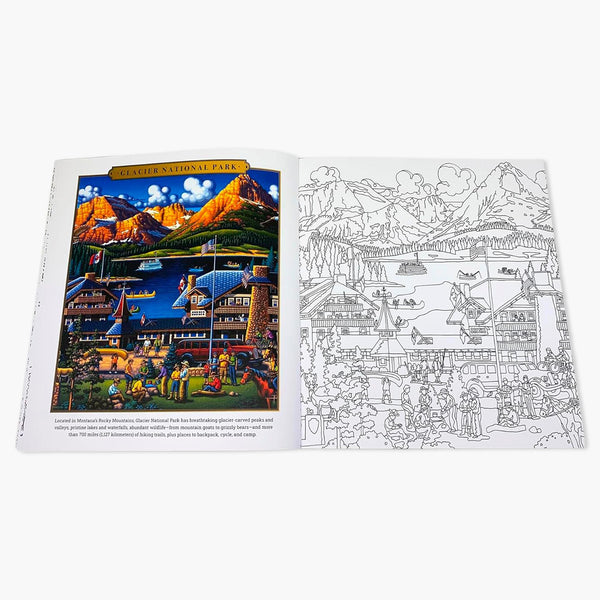 National Parks Coloring Book