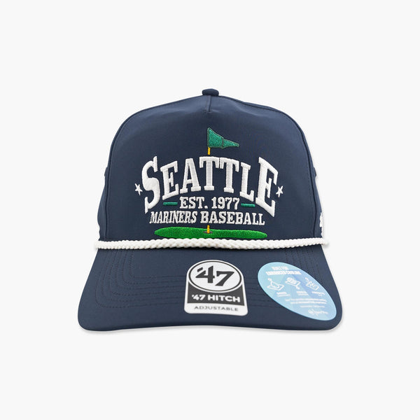 Seattle Mariners Navy Pin High Hitch Snapback