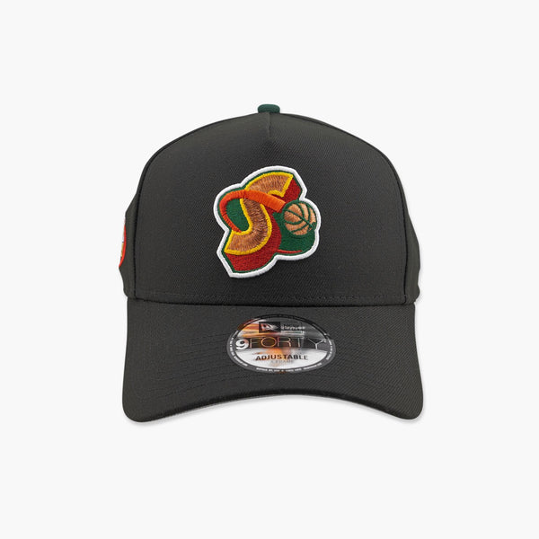 Seattle SuperSonics Black 1996 NBA Finals A-Frame Snapback