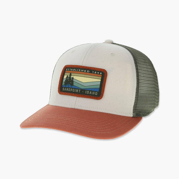 Flow Ride Stone/Bronze/Olive Sandpoint Trucker Hat