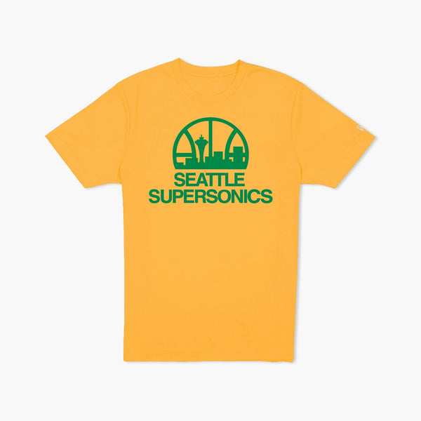 Seattle SuperSonics Classic Gold Skyline T-Shirt