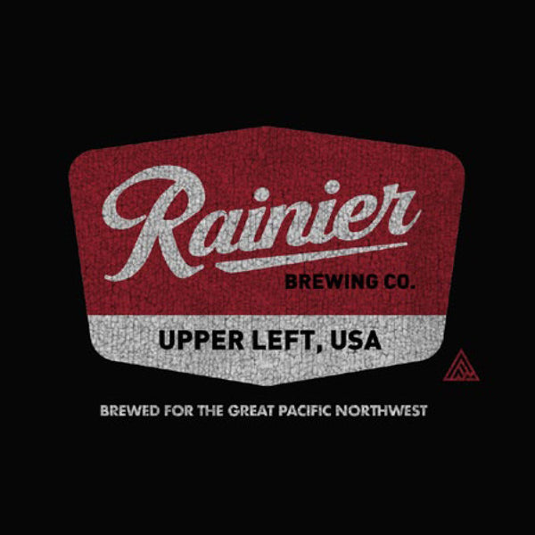 Rainier Beer Black Brewmaster T-Shirt